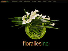 Tablet Screenshot of floraliesinc.com